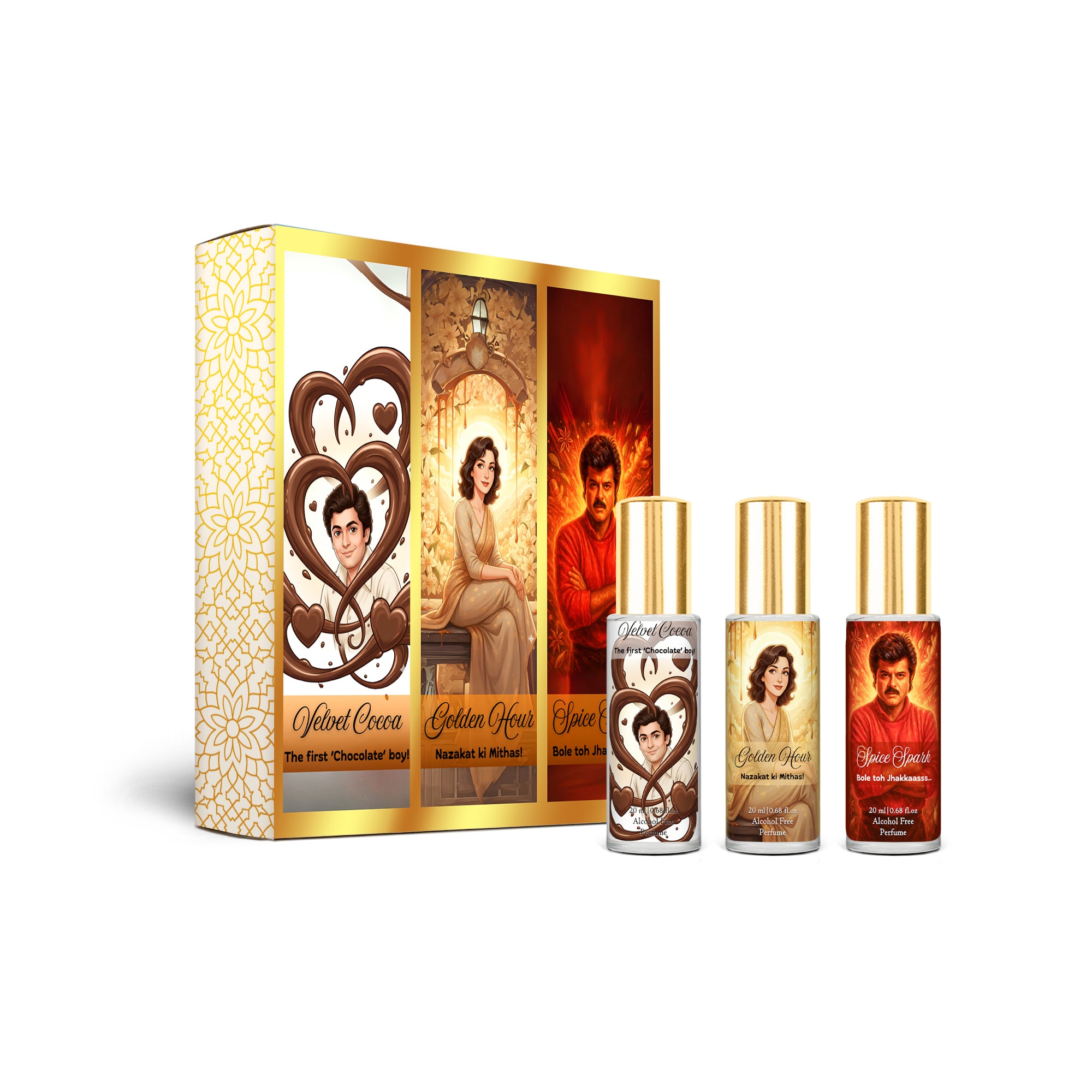 The Cozy indulgence - Perfume Set of 3